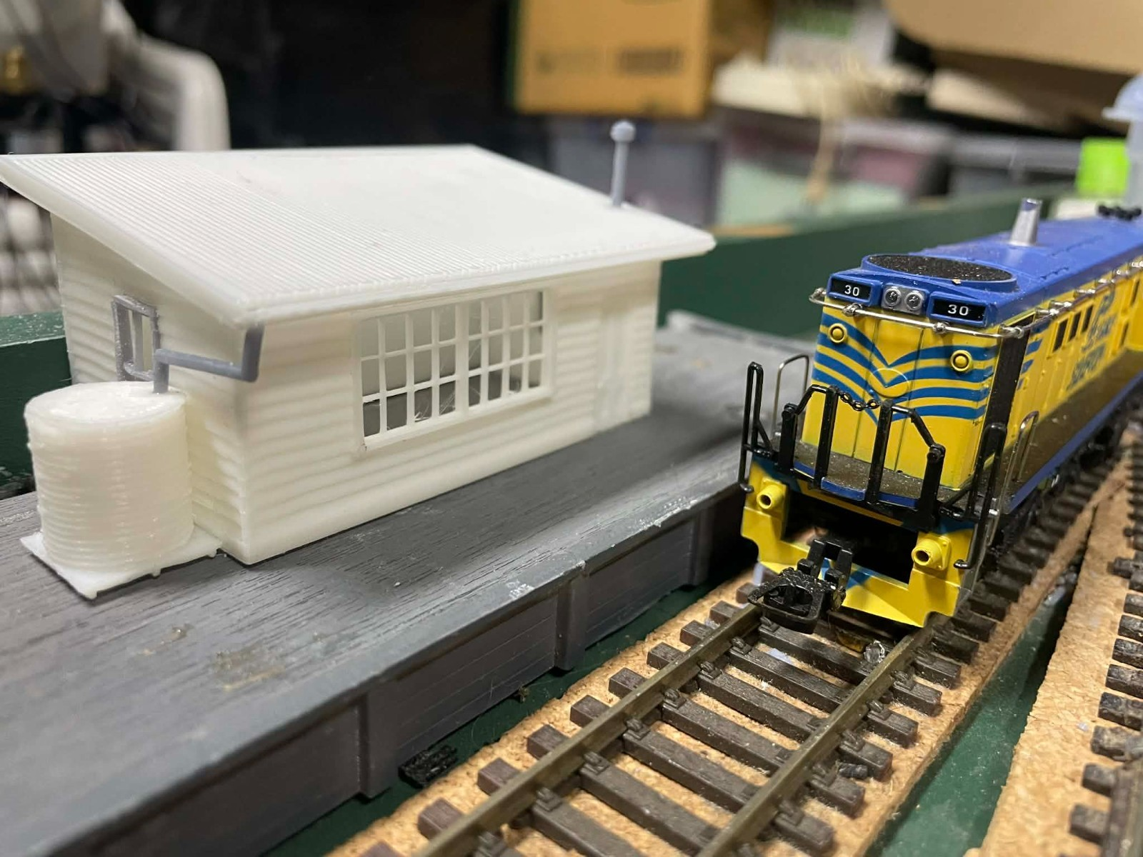 NSWGR Platform Signal Box Kit — being reworked